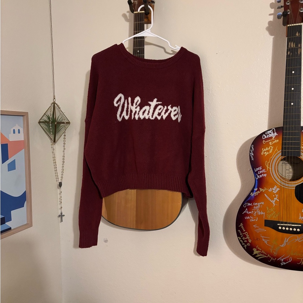 90s Clueless ‘Whatever' Sweater
